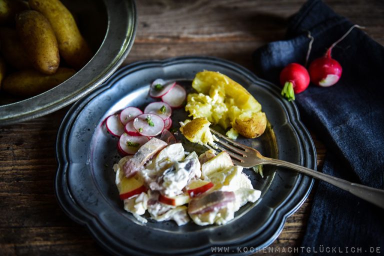 Matjes mit Pellkartoffeln - ein ganz einfaches Rezept