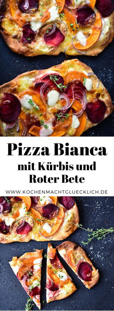 Rezept Fur Pizza Bianca Mit Roter Bete Und Hokkaido Kurbis