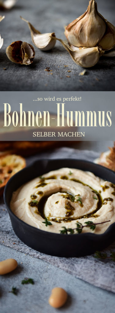 Rezept für Weisse-Bohnen-Hummus. So wird es perfekt!