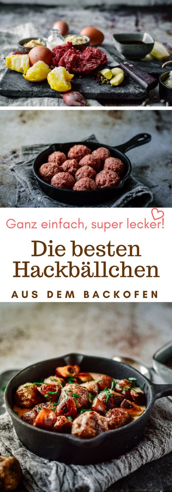 Die besten Hackbällchen aus dem Ofen - Lecker! - Kochen macht glücklich Die besten Hackbällchen aus dem Ofen - Lecker! - Kochen macht glücklich