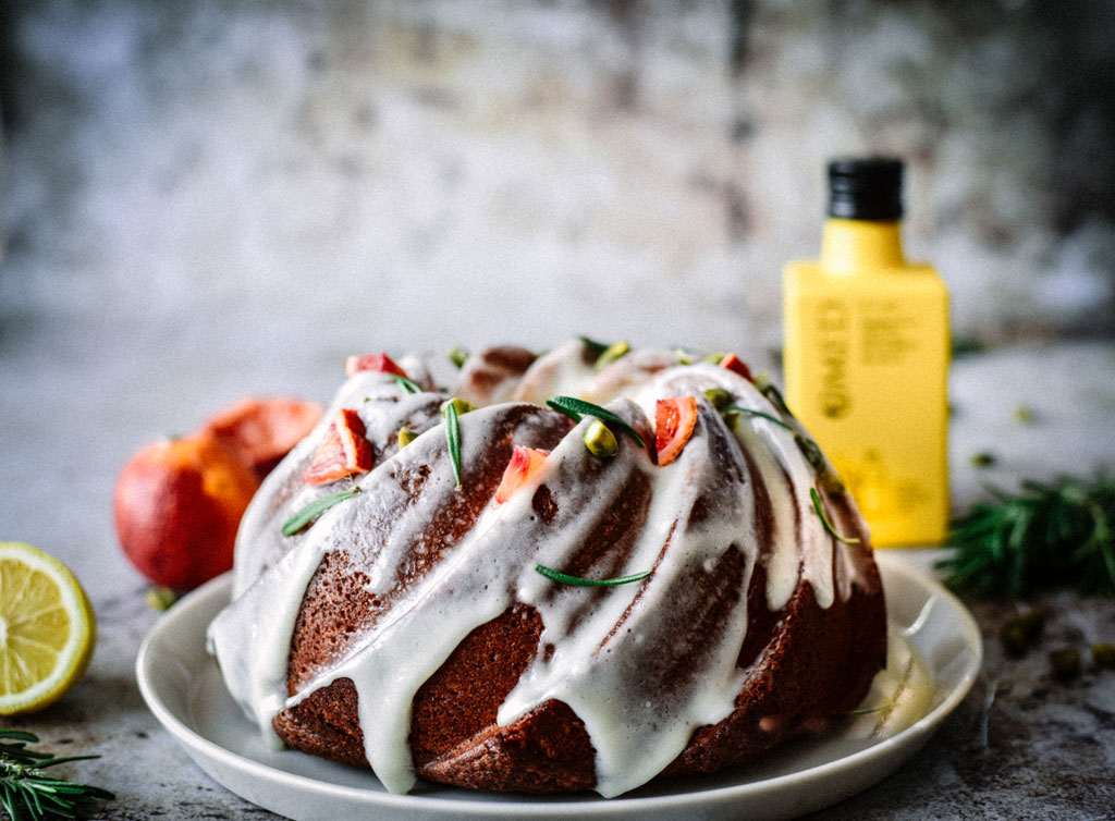 Mein liebstes Rezept für Rührkuchen saftig mit Olivenöl und Blutorangen