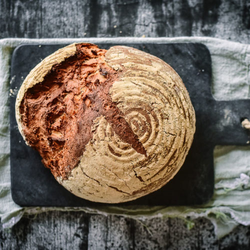 Tolles Rezept für ein einfaches Landbrot | Gelingt IMMER!