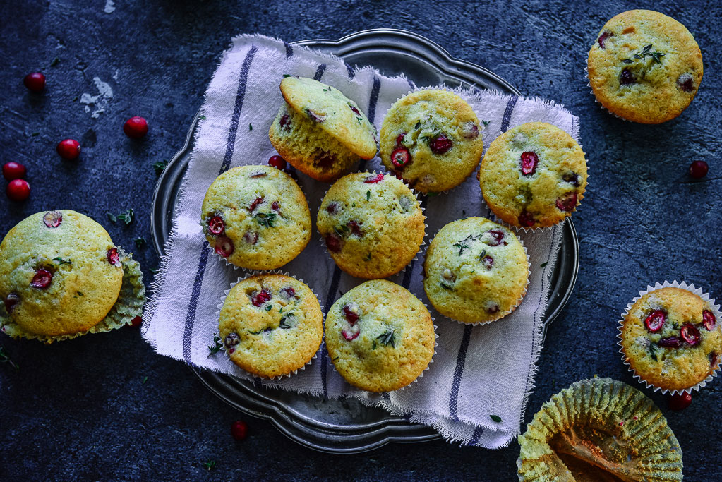 Cranberry Muffins mit Buttermilch