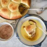 Schwäbische Dampfnudeln mit Vanillesoße